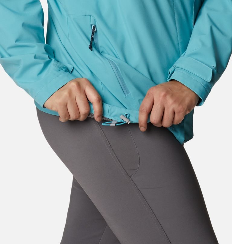 Women's Columbia Earth Explorer Shell Jackets Turquoise | Plus Size CA-T8341